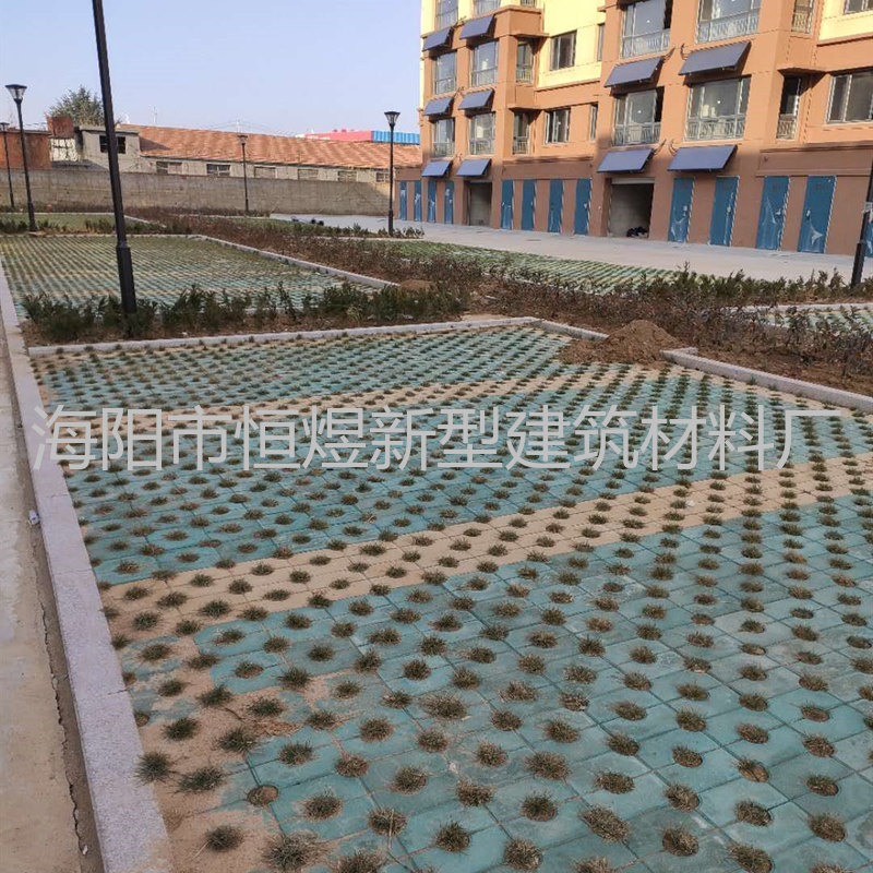 煙臺海陽市棚改工程項目煙臺路面磚透水磚實拍(圖3)
